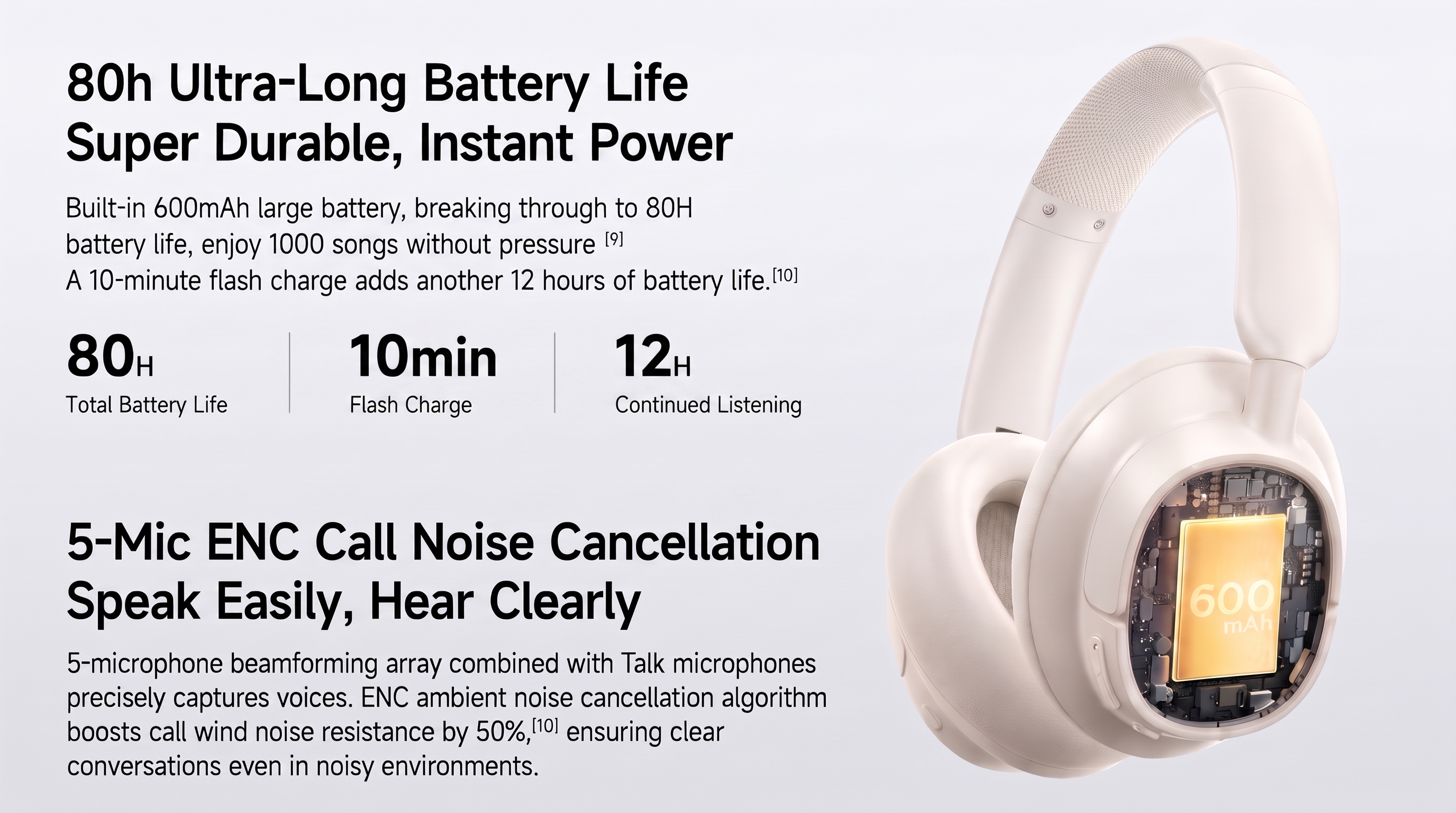 Baseus Bass BH1 NC Wireless Noise Cancelling Headphones