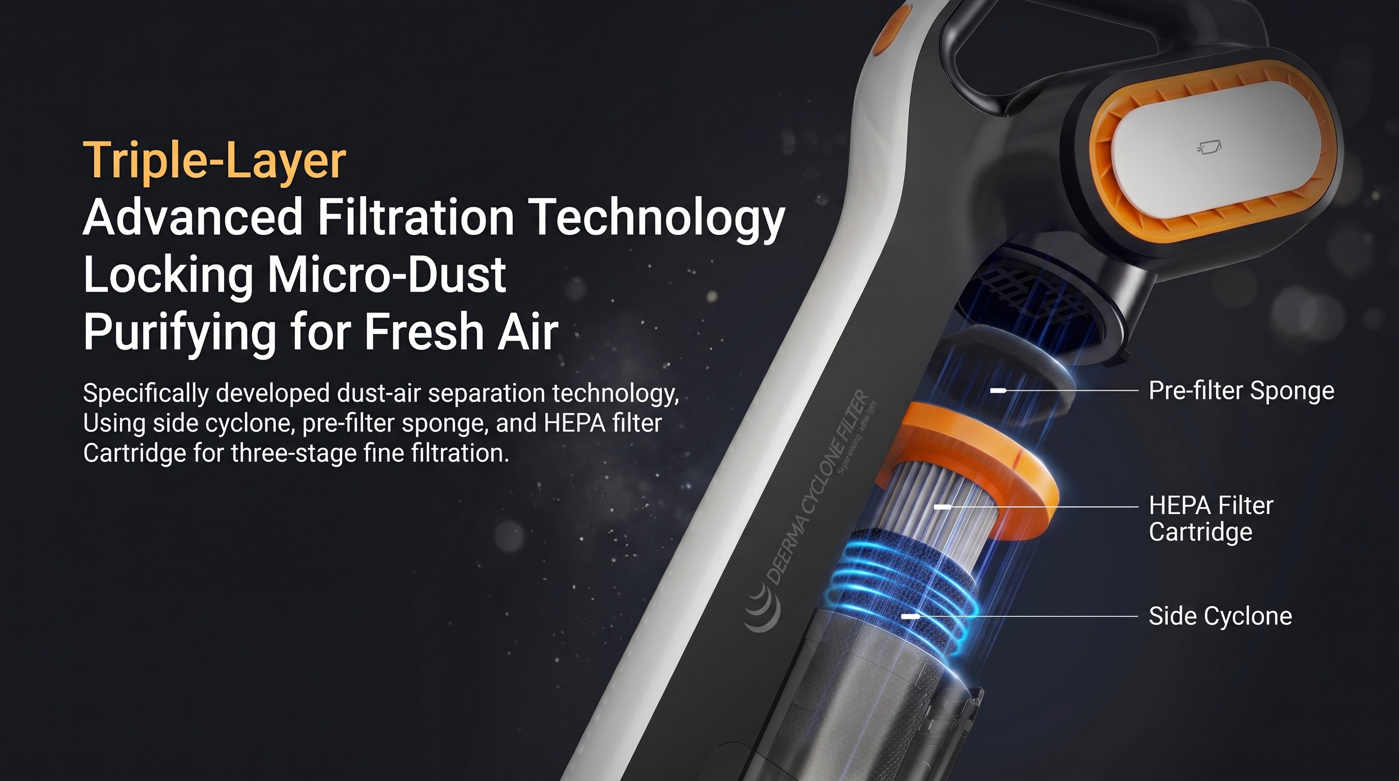Deerma DX700 Pro Vacuum Cleaner