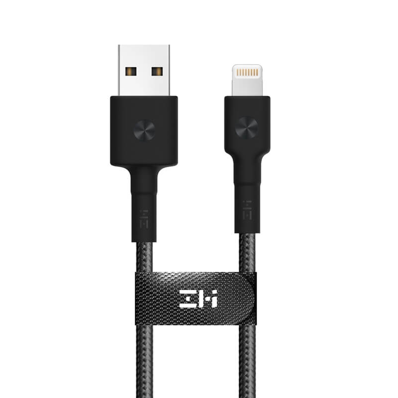ZMI Apple USB Cable (1m Braided Cable) Black 