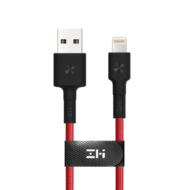 ZMI Apple USB Cable (1m Braided Cable) Red 