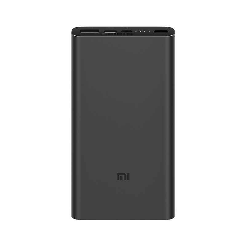 10000mAh Mi Power Bank 3 USB-C 2-Way Fast Charging Black 