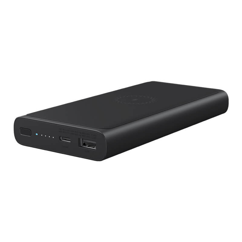 10000mAh Mi Wireless Charging Power Bank Black 