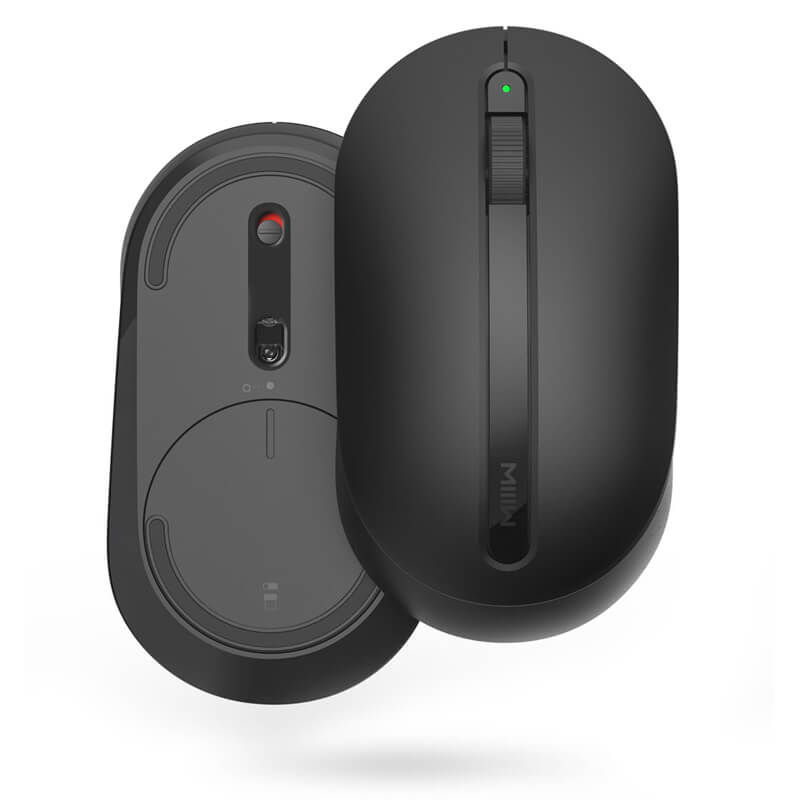 MIIIW Lightweight Wireless Office Mouse Black 