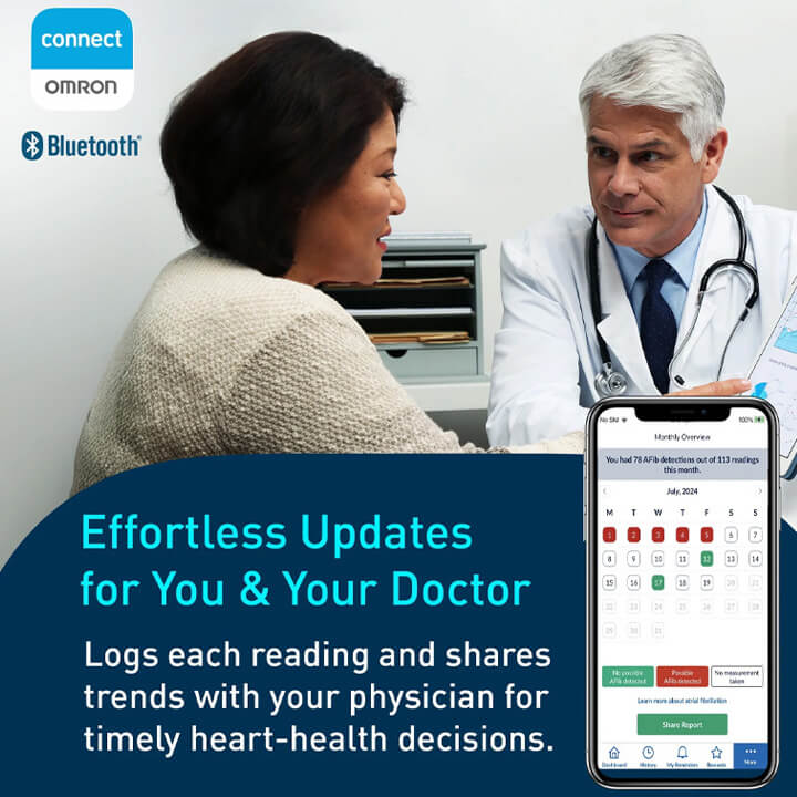 OMRON 10 Series Upper Arm Blood Pressure Monitor BP7465