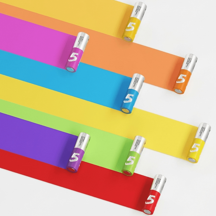 CUKTECH High-Performance Rainbow Alkaline Battery