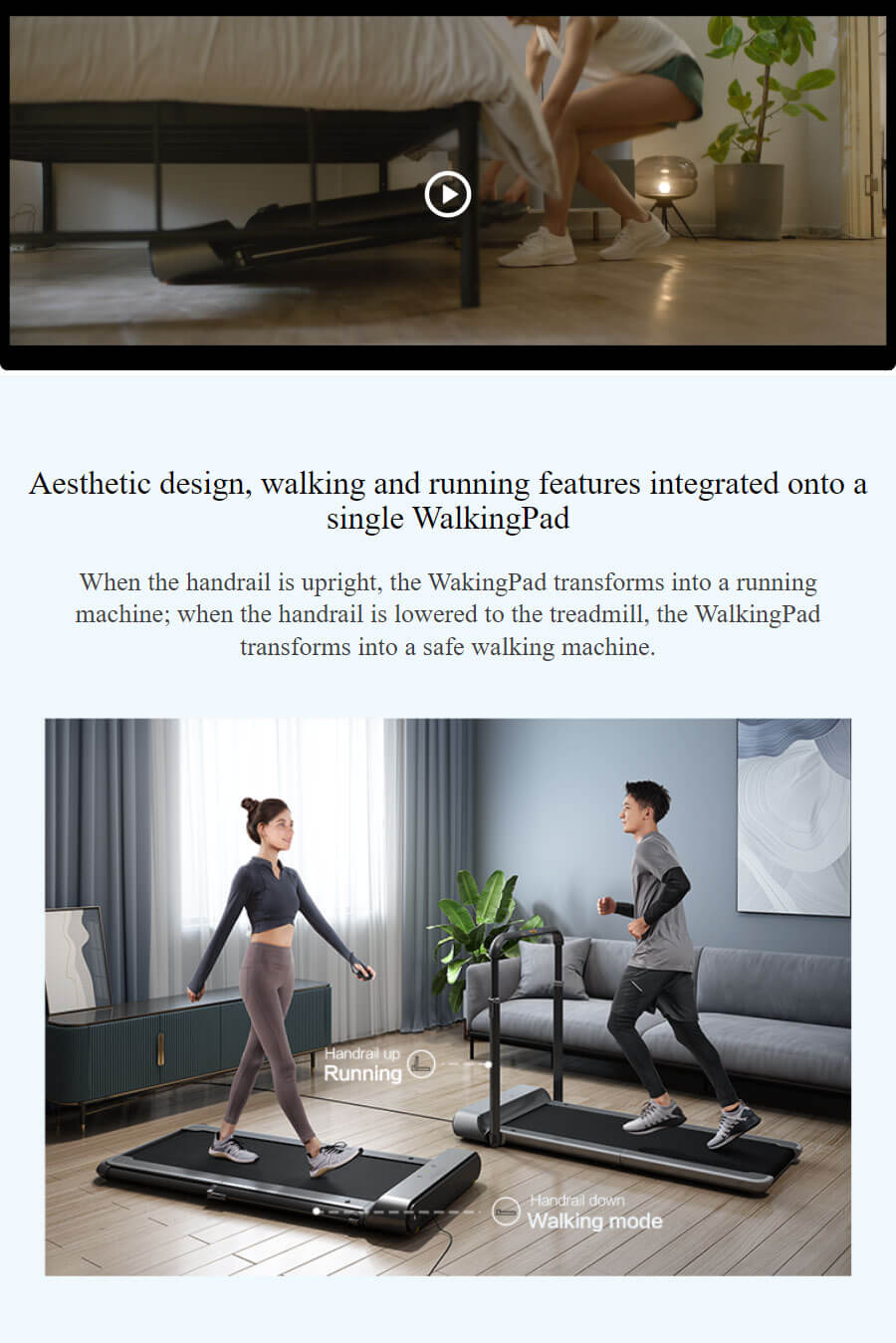 Mi foldable treadmill on sale