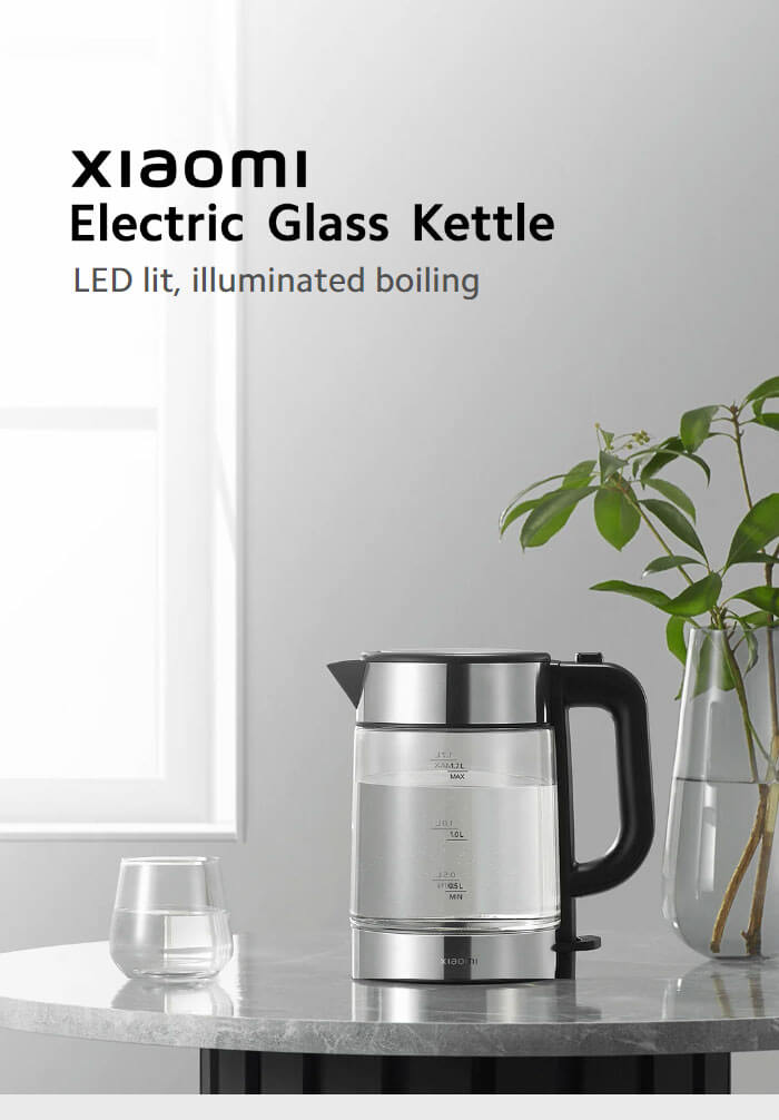 Xiaomi Electric Glass Kettle EU - Black detail image