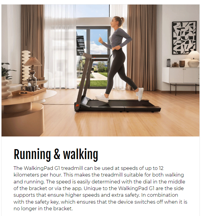 Xiaomi Goldsmith Folding WalkingPad G1 Black @RS 244999