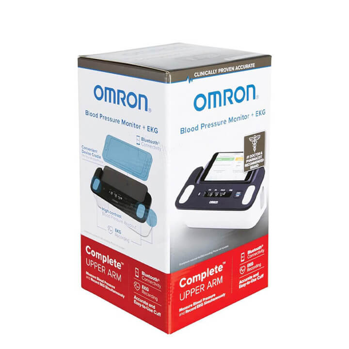 OMRON Complete 2-in-1 Wireless Upper Arm Blood Pressure Monitor + EKG (ECG)