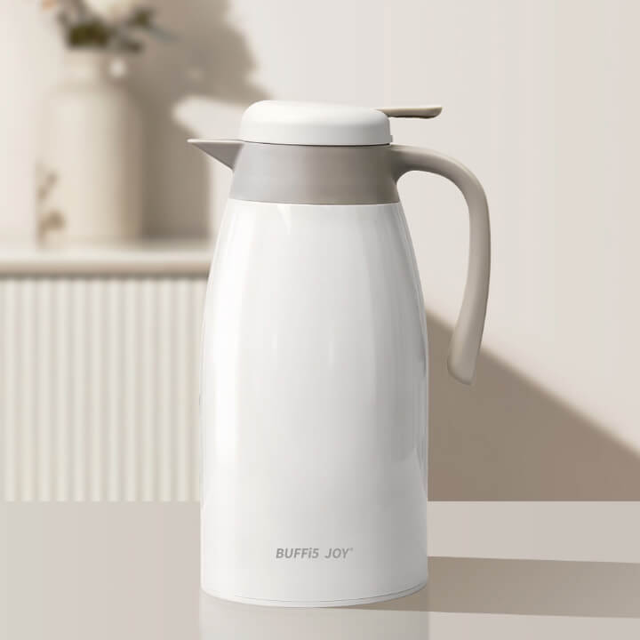 BUFFi5 JOY Thermos Flask With Glass Inner Liner