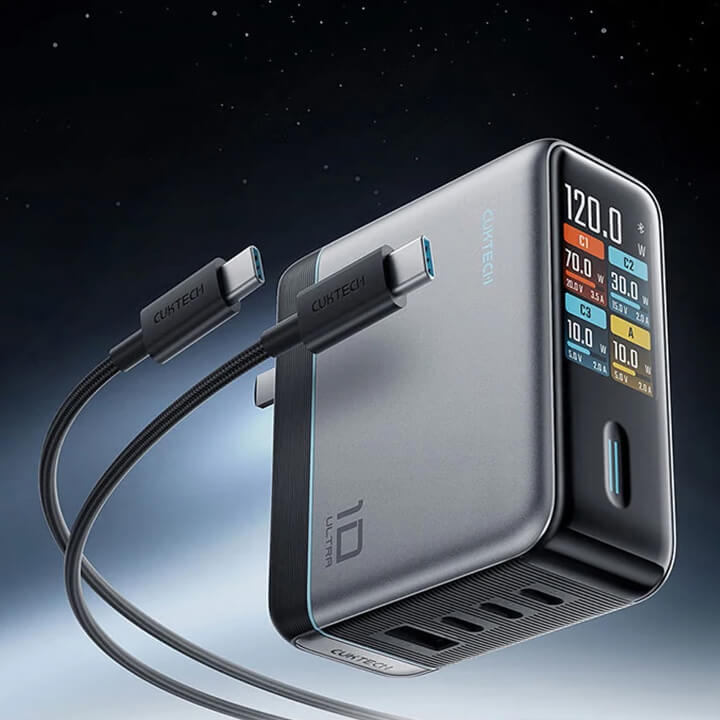 CUKTECH Ultra Screen Display GaN Charger