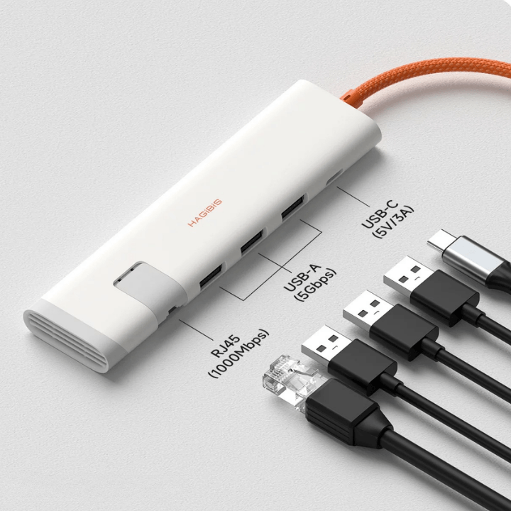 Haibeisi Type-C To USB Hub Splitter