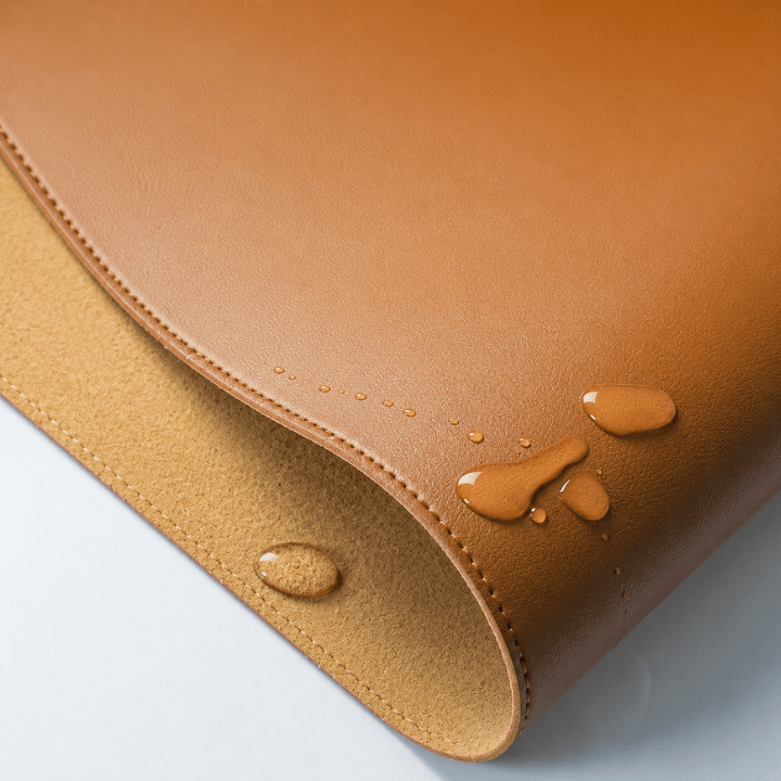 Miwu Solid Color Leather Texture Mouse Pad