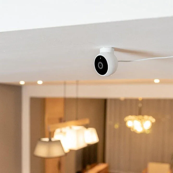 Xiaomi Mi Camera 2K Con Supporto Magnetico – Risoluzione 2304x1296, Visione Notturna Invisibile, Rilevamento Umano AI, Audio Bidirezionale, Rotazione 180°