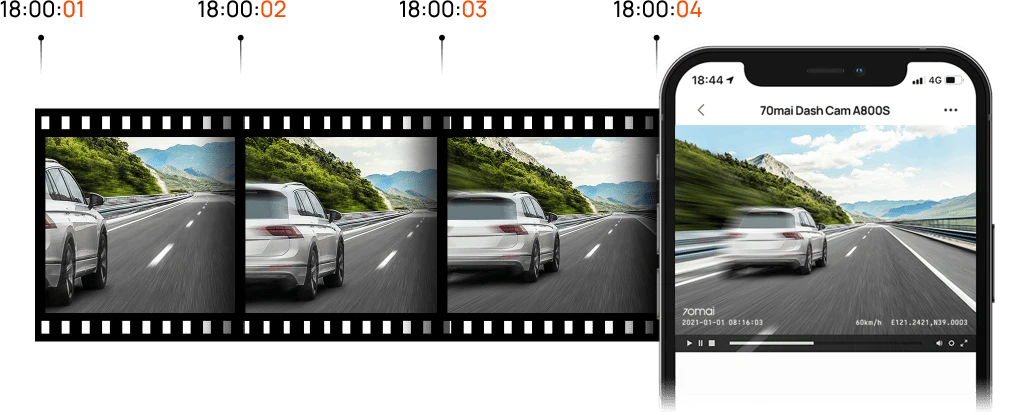 70mai Dash Cam 4K A800S
