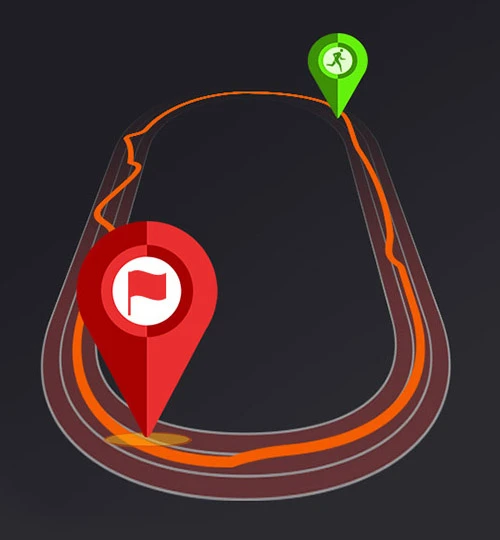 Haylou RS3 Low precision GPS track