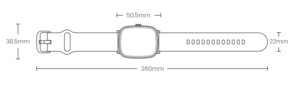 Haylou RS5 Size