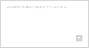 Mi Portable Bluetooth Speaker Mini