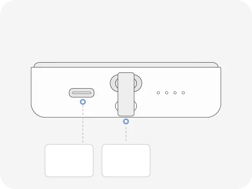 Xiaomi 33w Magnetic Power Bank 10000 Integrated Cable