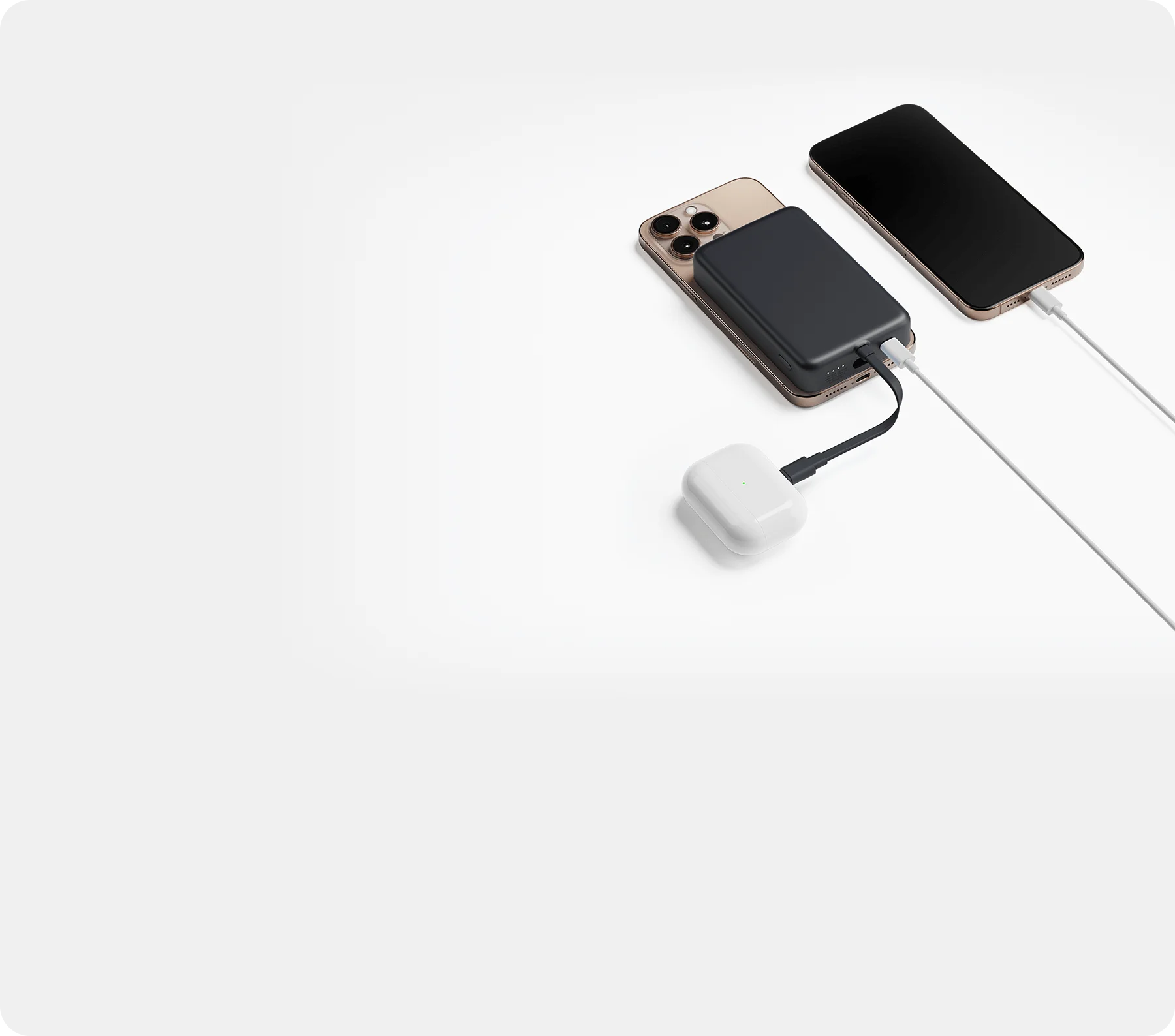 Xiaomi 33w Magnetic Power Bank 10000 Integrated Cable