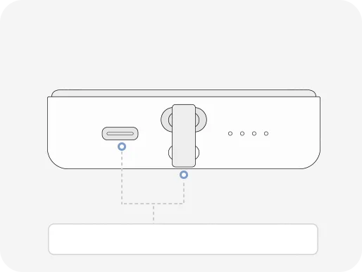Xiaomi 33w Magnetic Power Bank 10000 Integrated Cable