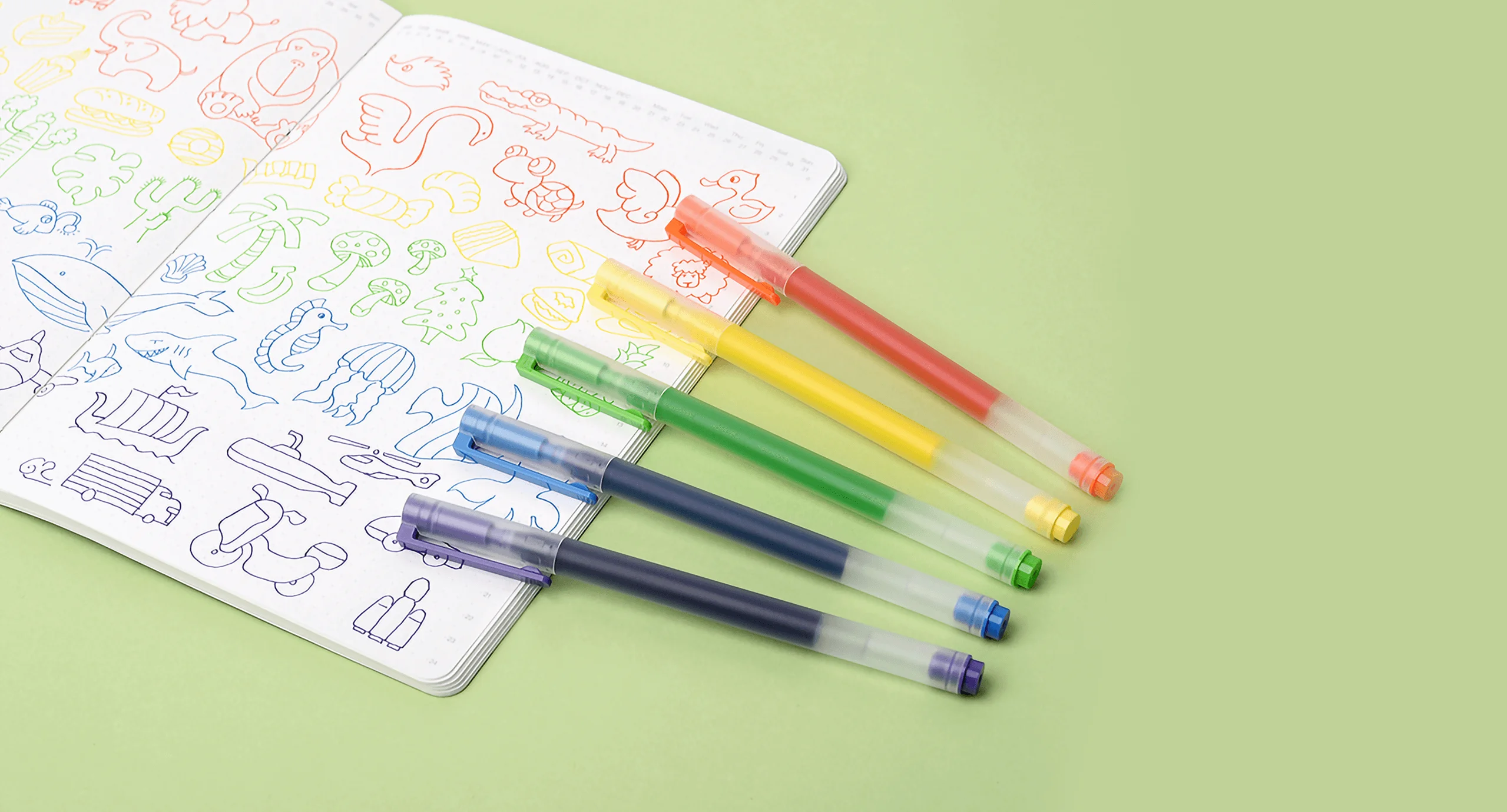 Xiaomi High Capacity Gel Pen 5 Pack